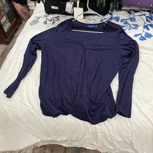 Apt 9 cross purple sweater